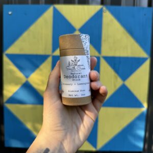 Natural deodorant stick